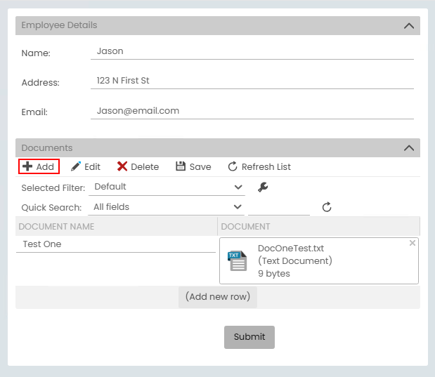Attaching a File
