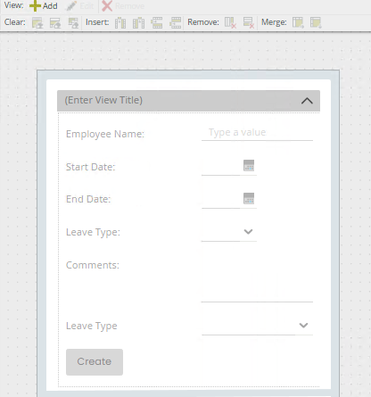 Generate a Form