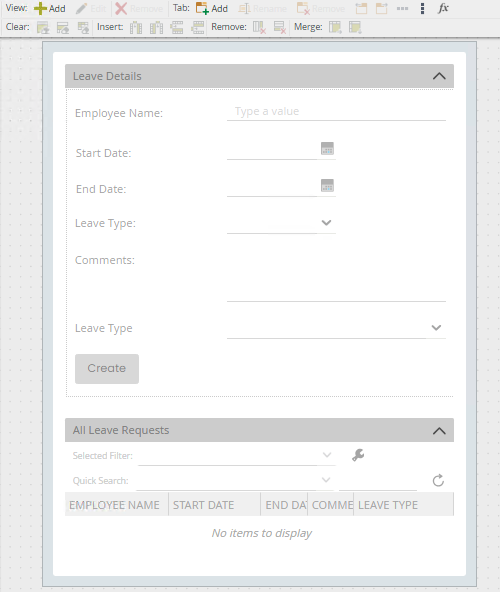 Leave Request Form