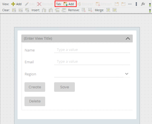 Add Tab