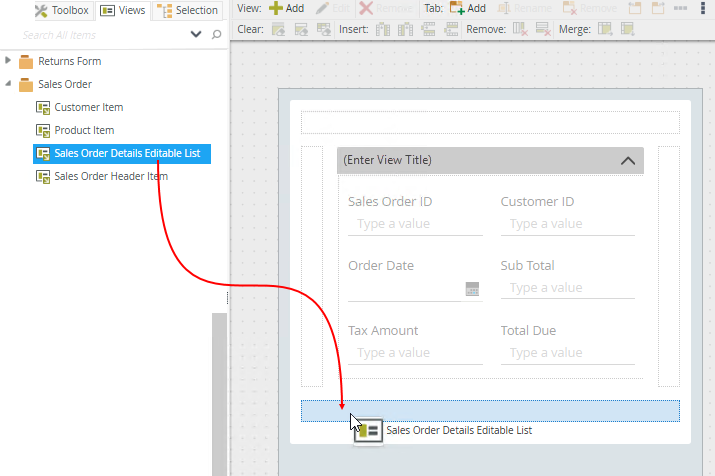 Add View