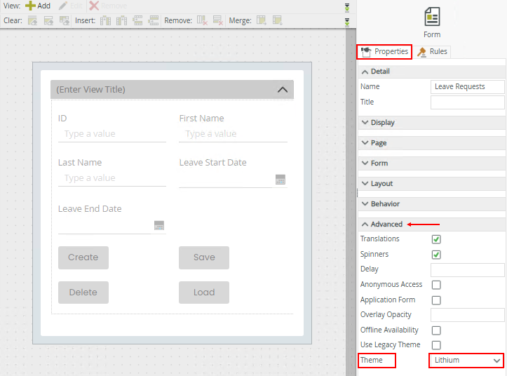 Lithium Theme